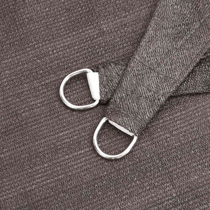 311060 vidaXL Sunshade Sail 160 g/m² Anthracite 7x7 m HDPE