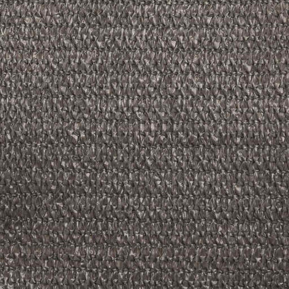 311060 vidaXL Sunshade Sail 160 g/m² Anthracite 7x7 m HDPE