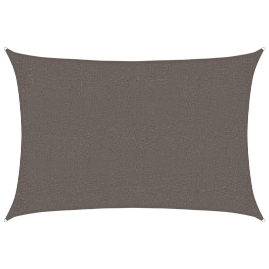 Sunshade Sail 160 g/m² Anthracite 2x2.5 m HDPE