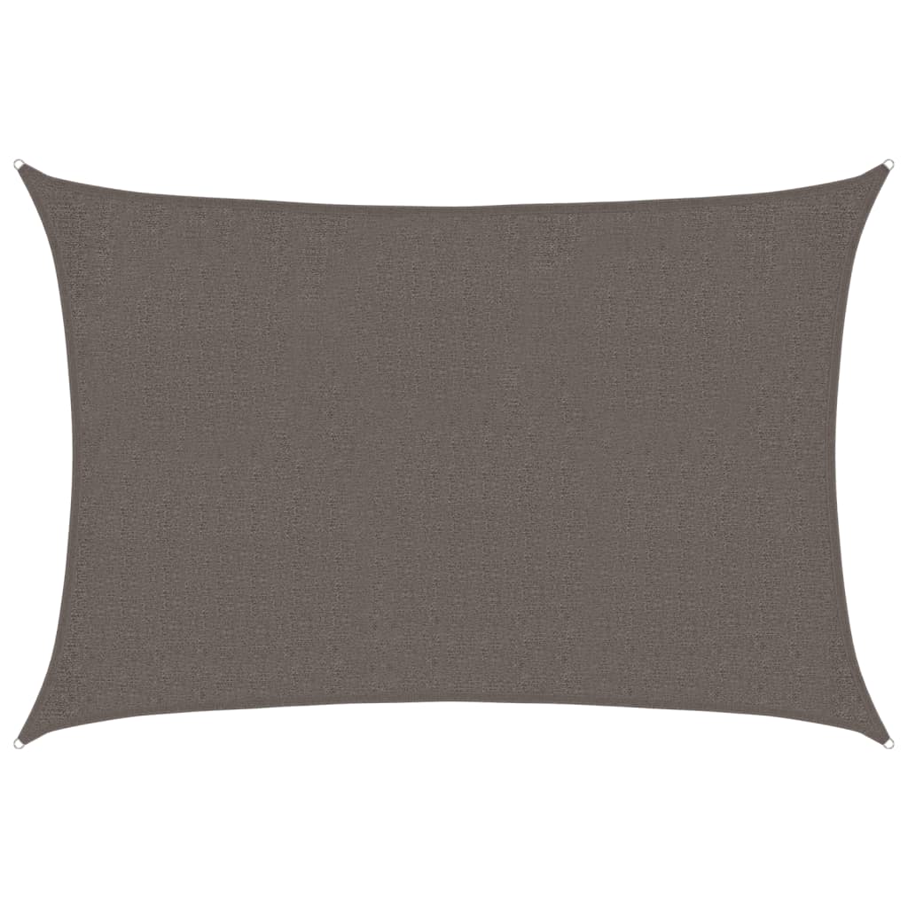 Sunshade Sail 160 g/m² Anthracite 2x3 m HDPE