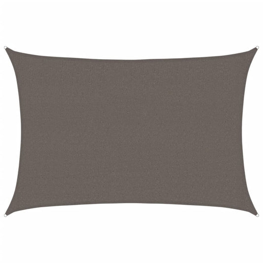 Sunshade Sail 160 g/m² Anthracite 2.5x3.5 m HDPE