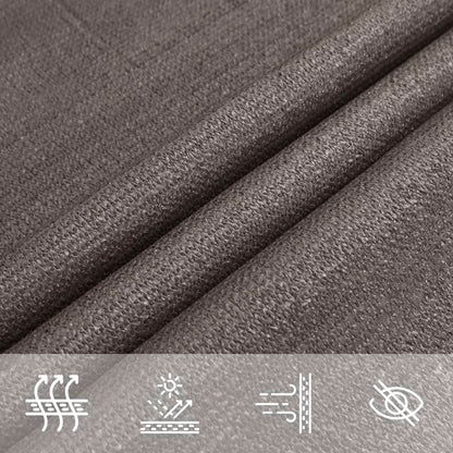 Sunshade Sail 160 g/m² Anthracite 2.5x4 m HDPE