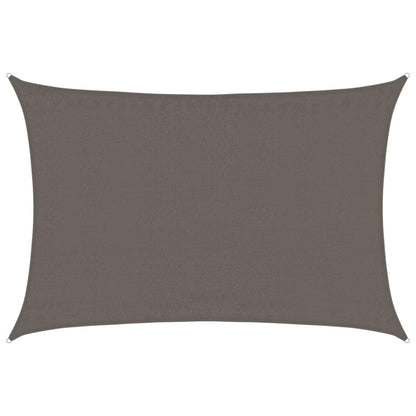 Sunshade Sail 160 g/m² Anthracite 3.5x4.5 m HDPE