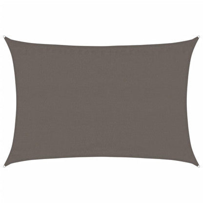 Sunshade Sail 160 g/m² Anthracite 3.5x5 m HDPE