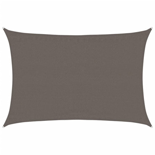 Sunshade Sail 160 g/m² Anthracite 3.5x5 m HDPE