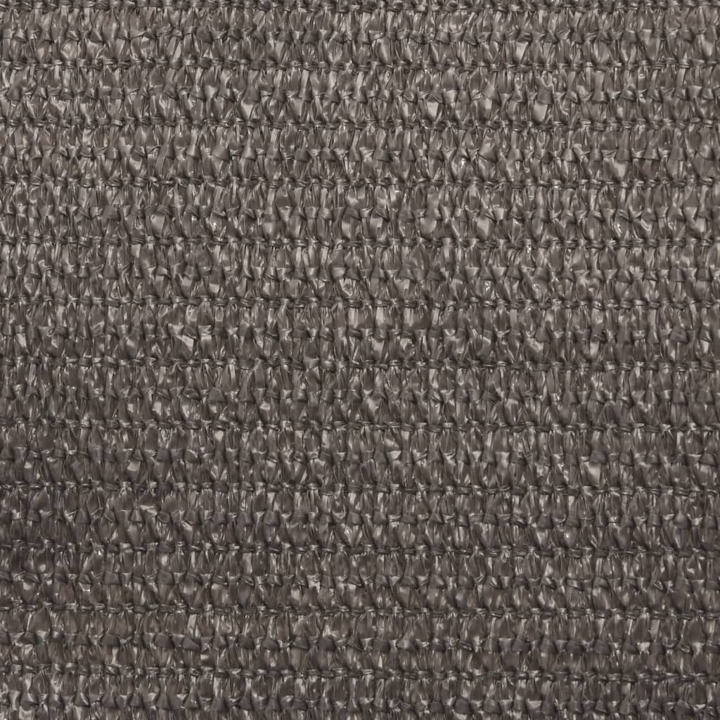 Sunshade Sail 160 g/m² Anthracite 3.5x5 m HDPE