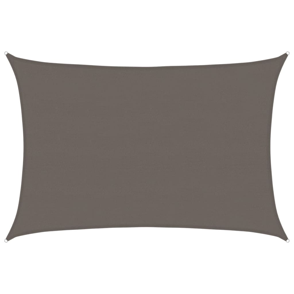 Sunshade Sail 160 g/m² Anthracite 5x6 m HDPE