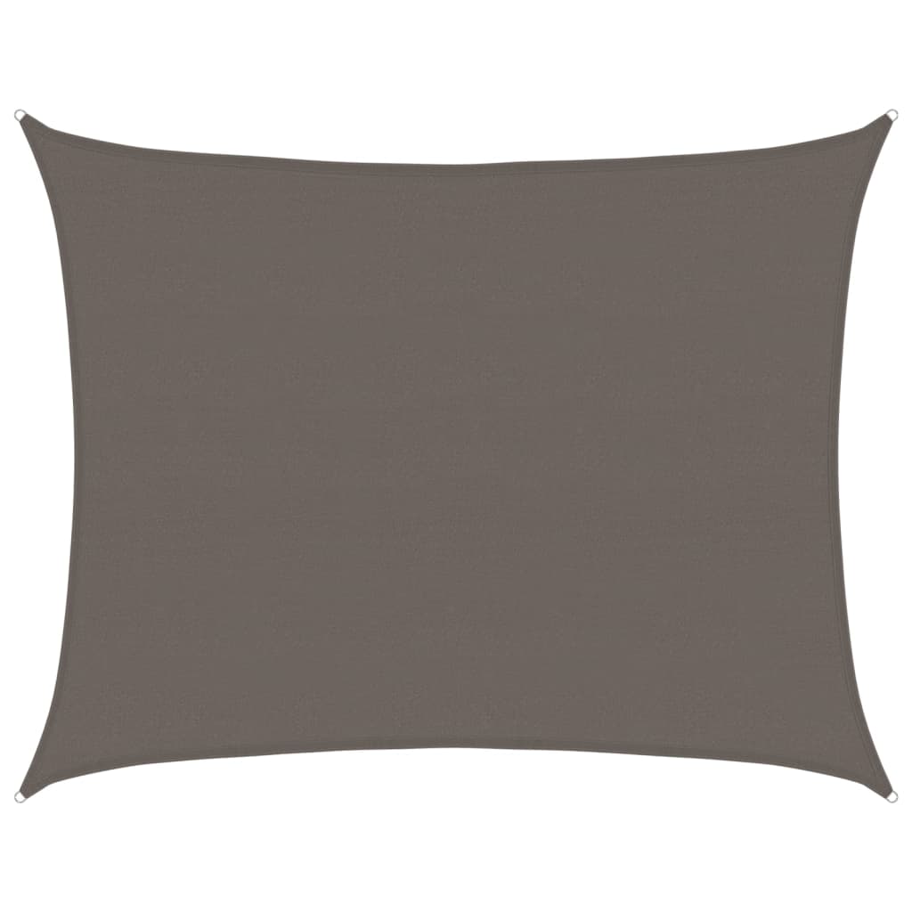 Sunshade Sail 160 g/m² Anthracite 6x7 m HDPE