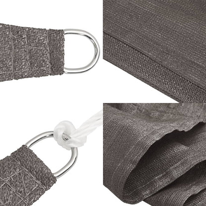 Sunshade Sail 160 g/m² Anthracite 3/4x2 m HDPE