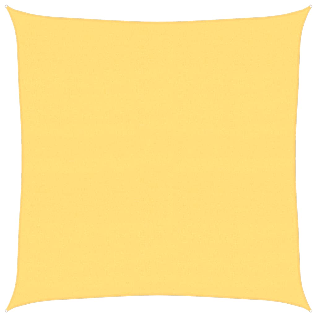 Sunshade Sail 160 g/m² Beige 6x6 m HDPE