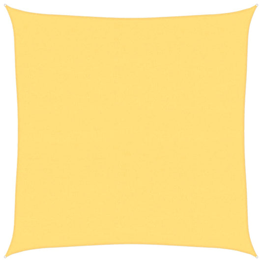 Sunshade Sail 160 g/m² Beige 6x6 m HDPE