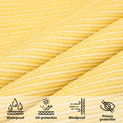 Sunshade Sail 160 g/m² Beige 2x3 m HDPE