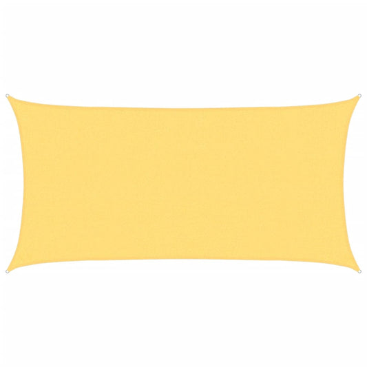 Sunshade Sail 160 g/m² Beige 2.5x5 m HDPE