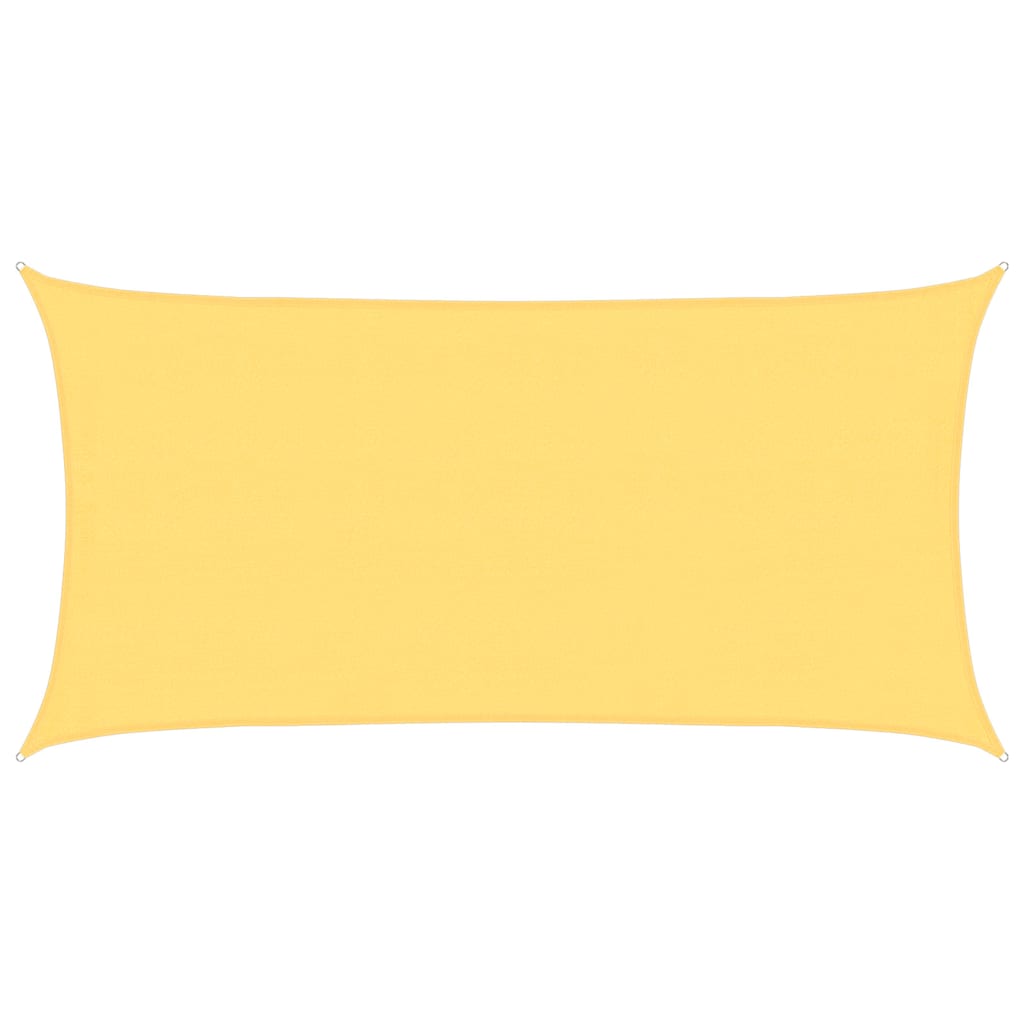 311135 vidaXL Sunshade Sail 160 g/m² Beige 4x7 m HDPE