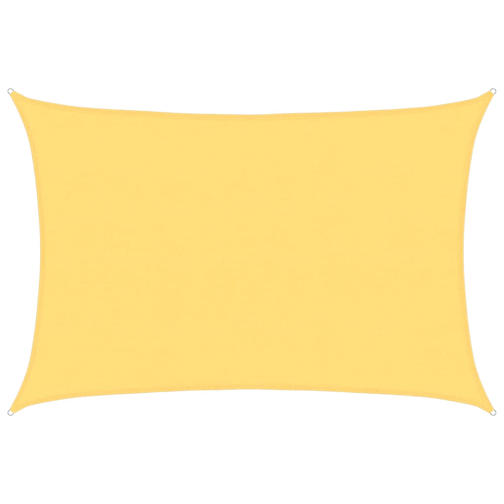 Sunshade Sail 160 g/m² Beige 5x6 m HDPE