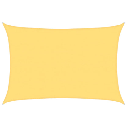Sunshade Sail 160 g/m² Beige 5x6 m HDPE