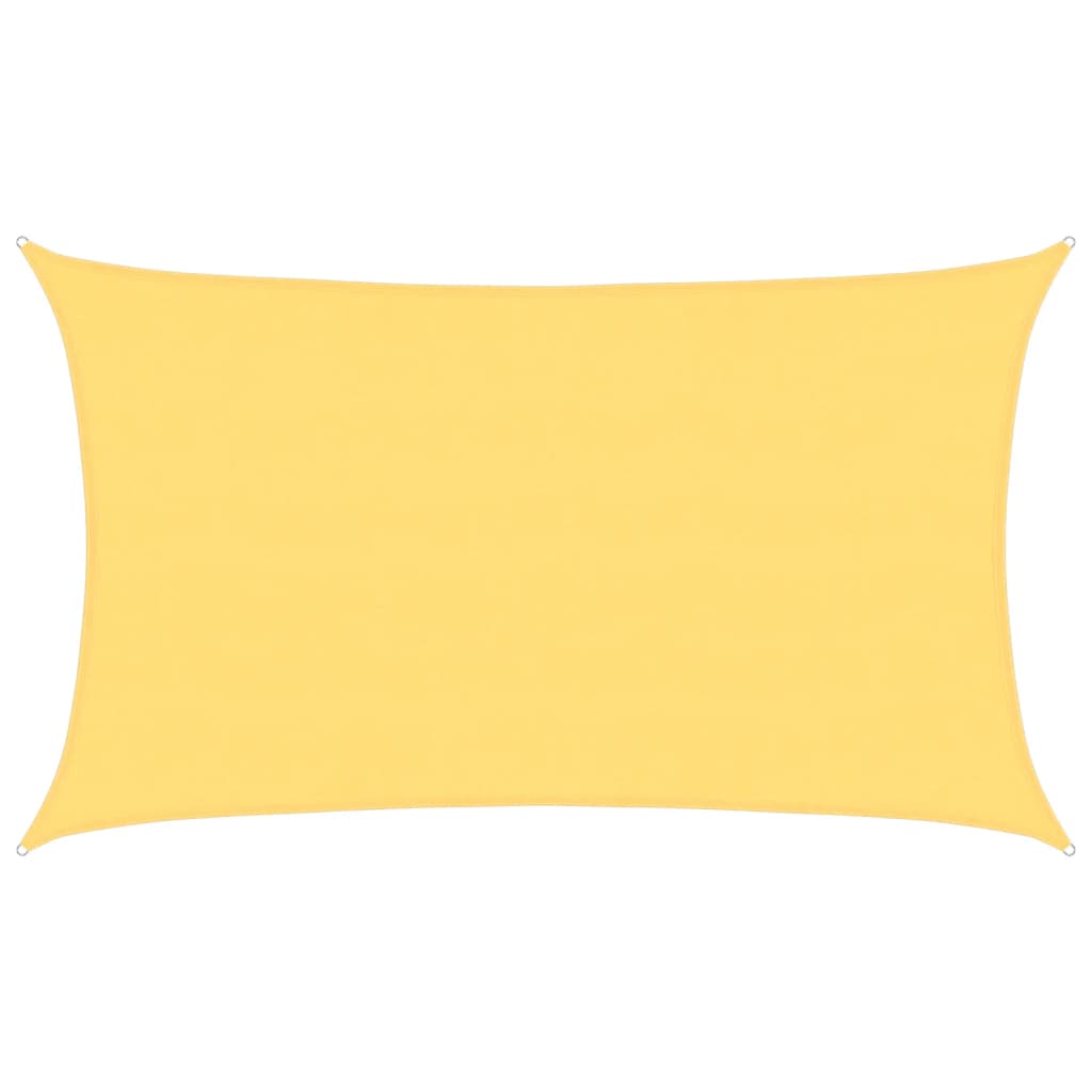Sunshade Sail 160 g/m² Beige 5x8 m HDPE