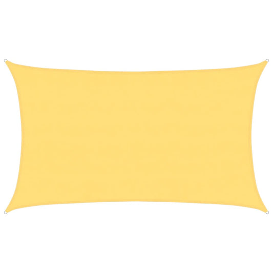 Sunshade Sail 160 g/m² Beige 5x8 m HDPE