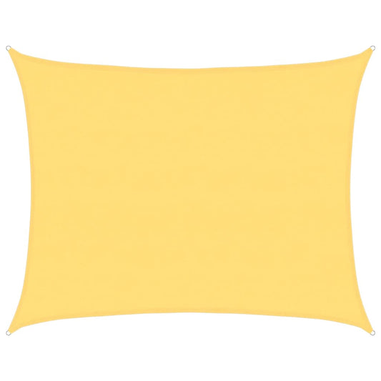 Sunshade Sail 160 g/m² Beige 6x7 m HDPE