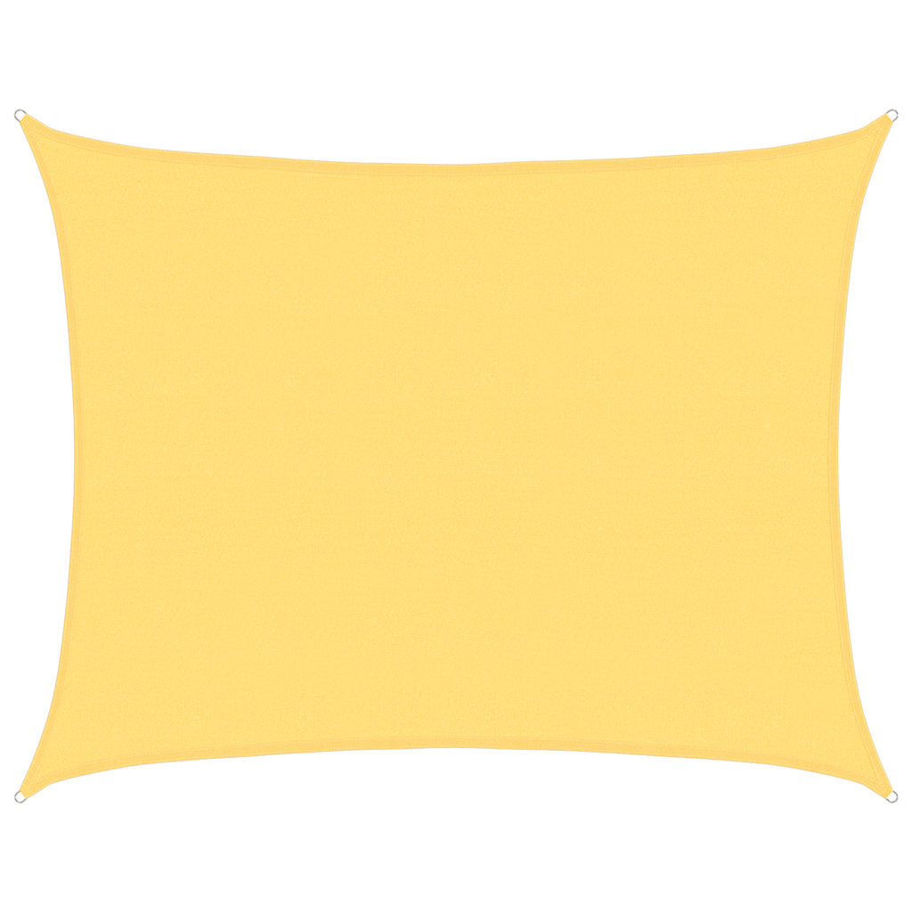 Sunshade Sail 160 g/m² Beige 6x7 m HDPE