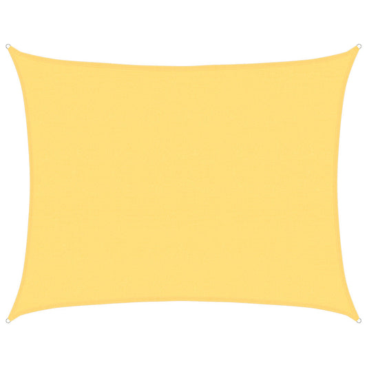 Sunshade Sail 160 g/m² Beige 6x7 m HDPE