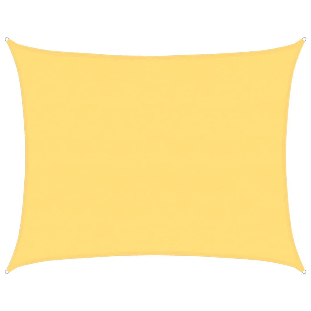 Sunshade Sail 160 g/m² Beige 6x8 m HDPE