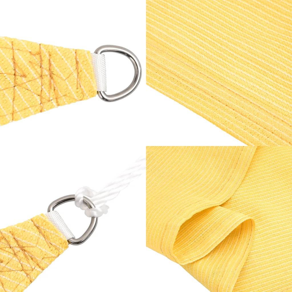 Sunshade Sail 160 g/m² Beige 3x4x4 m HDPE