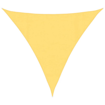 Sunshade Sail 160 g/m² Beige 4x4x4 m HDPE