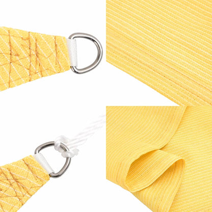 Sunshade Sail 160 g/m² Beige 4x5x5 m HDPE