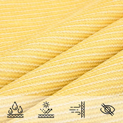 Sunshade Sail 160 g/m² Beige 4x5x5 m HDPE