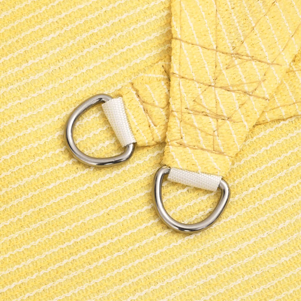 Sunshade Sail 160 g/m² Beige 5x7x7 m HDPE