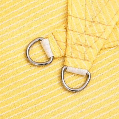 Sunshade Sail 160 g/m² Beige 5x7x7 m HDPE