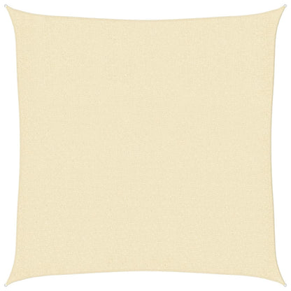 Sunshade Sail 160 g/m² Cream 3x3 m HDPE