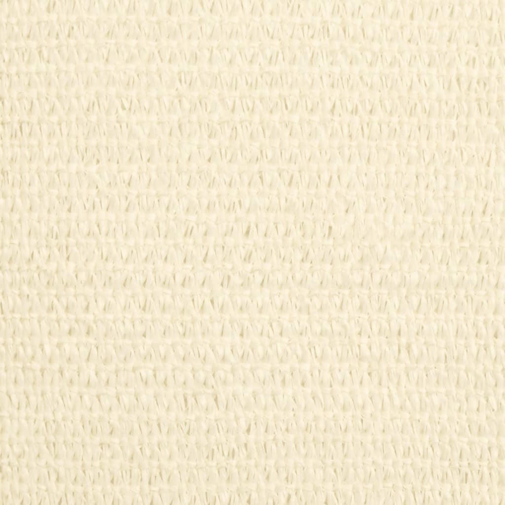 Sunshade Sail 160 g/m² Cream 3x3 m HDPE