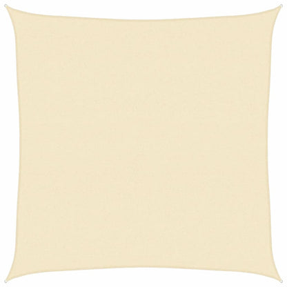 Sunshade Sail 160 g/m² Cream 4.5x4.5 m HDPE