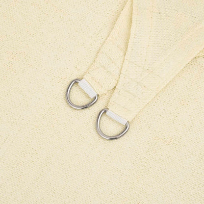 Sunshade Sail 160 g/m² Cream 4.5x4.5 m HDPE