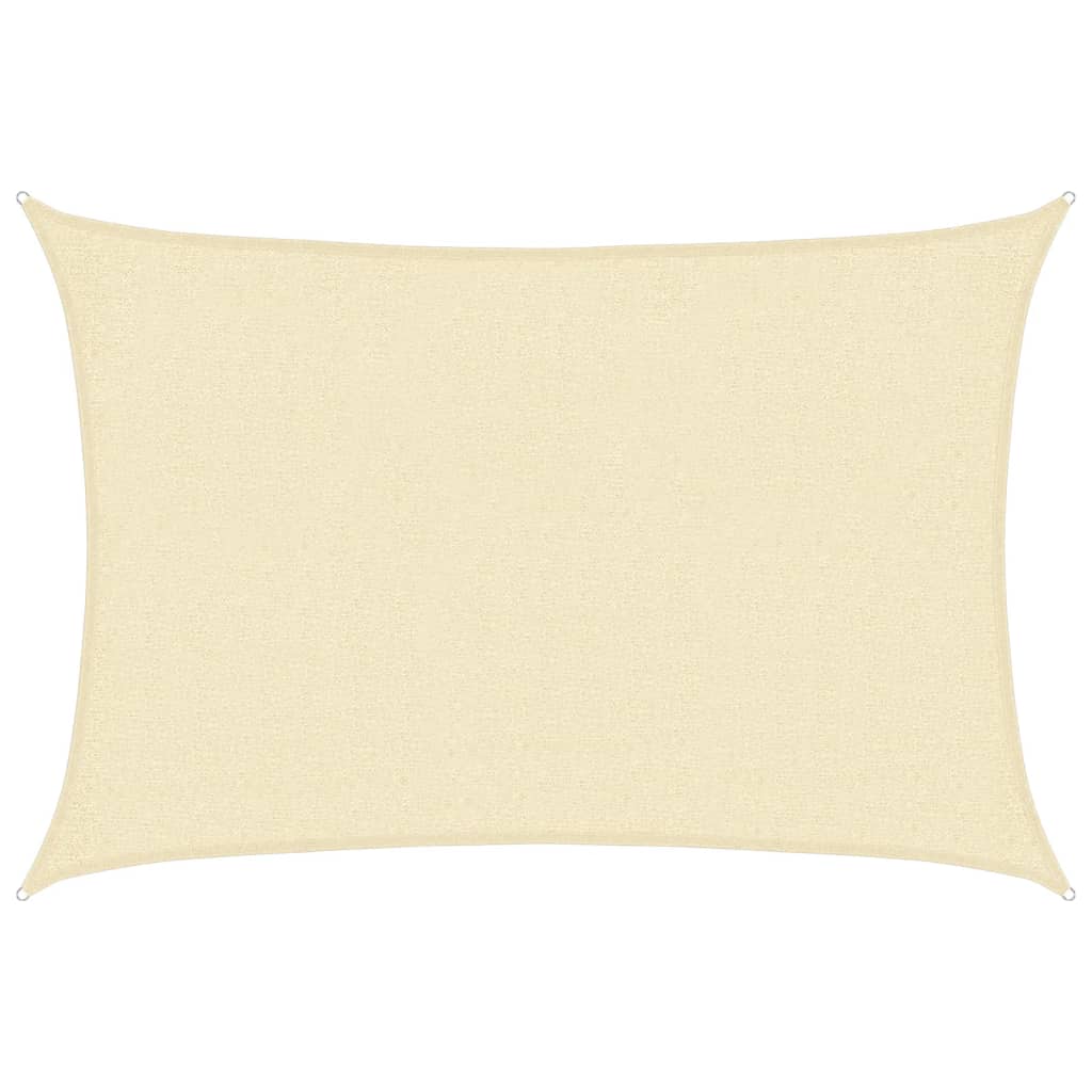 Sunshade Sail 160 g/m² Cream 2x2.5 m HDPE