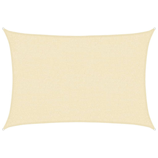 Sunshade Sail 160 g/m² Cream 2x3 m HDPE