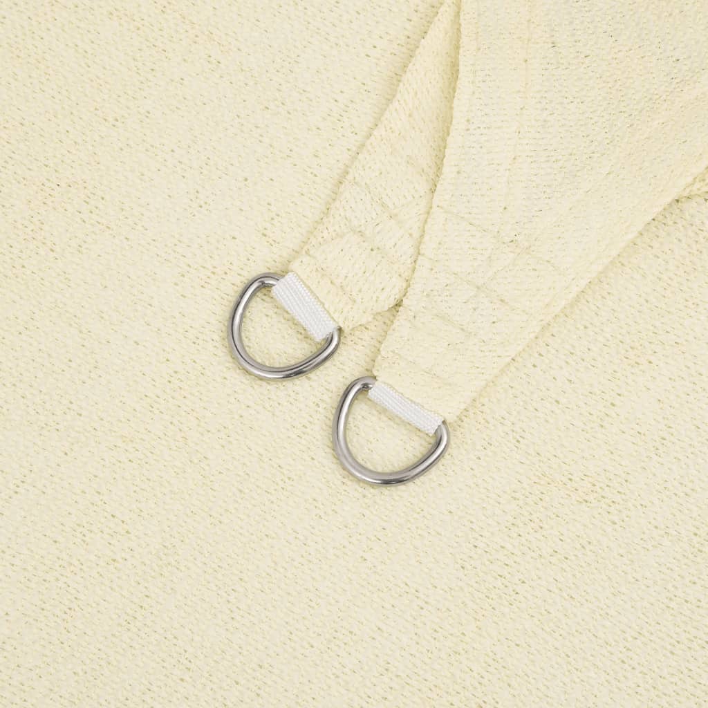 Sunshade Sail 160 g/m² Cream 2x4.5 m HDPE