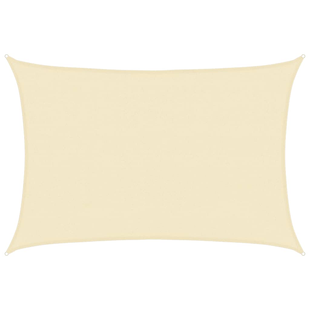Sunshade Sail 160 g/m² Cream 4x5 m HDPE