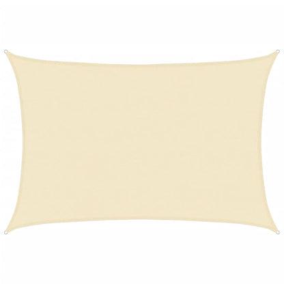 Sunshade Sail 160 g/m² Cream 5x6 m HDPE