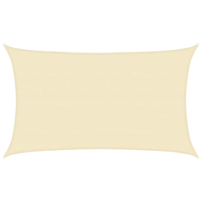 Sunshade Sail 160 g/m² Cream 5x8 m HDPE
