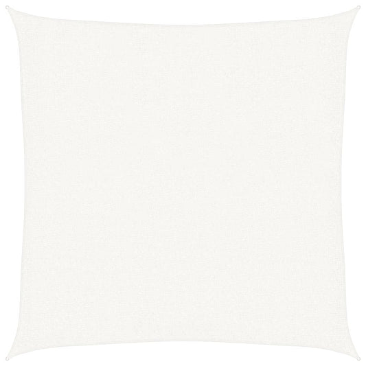 Sunshade Sail 160 g/m² White 2.5x2.5 m HDPE