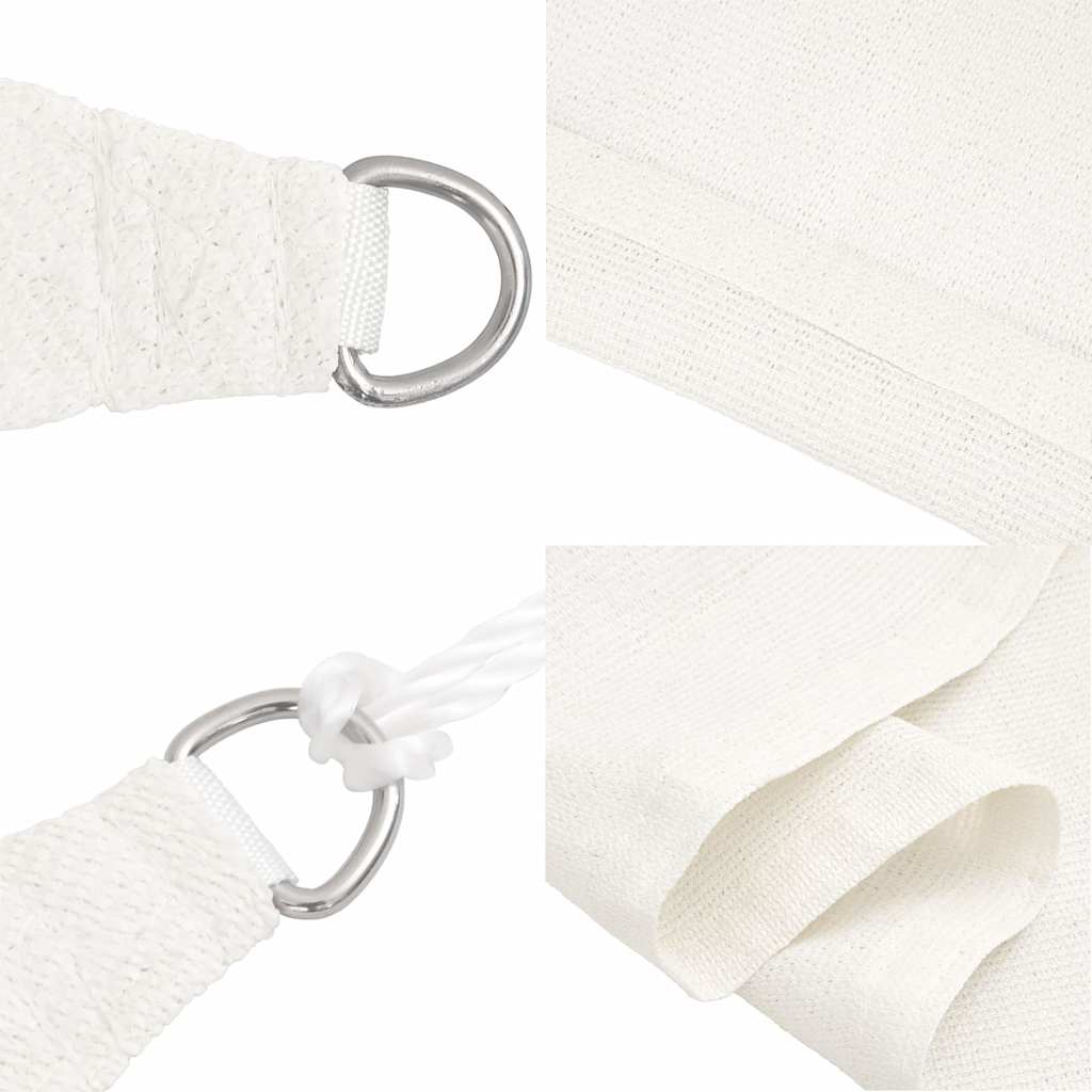 Sunshade Sail 160 g/m² White 3x3 m HDPE