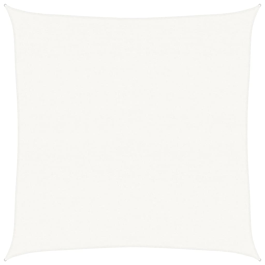 Sunshade Sail 160 g/m² White 6x6 m HDPE