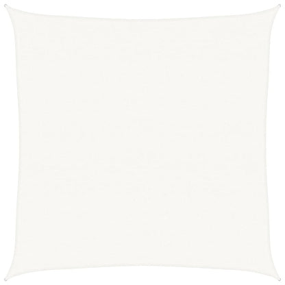 Sunshade Sail 160 g/m² White 7x7 m HDPE