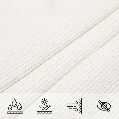 Sunshade Sail 160 g/m² White 2x2.5 m HDPE