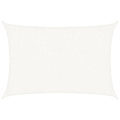 Sunshade Sail 160 g/m² White 2x3 m HDPE