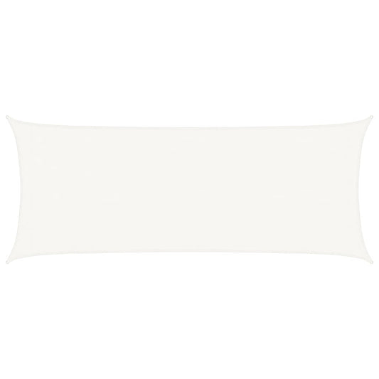 Sunshade Sail 160 g/m² White 2x5 m HDPE