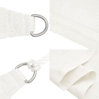 Sunshade Sail 160 g/m² White 2x5 m HDPE
